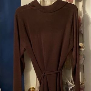 Carolyn Taylor sweater coat.